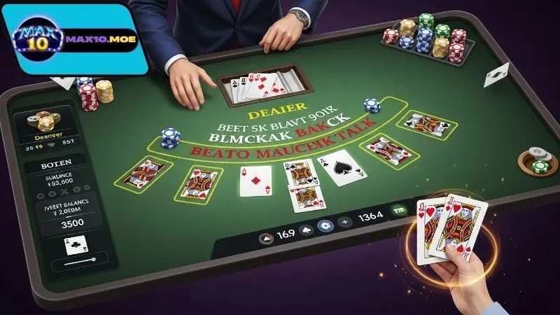 Cách chơi Blackjack Max10 dễ hiểu