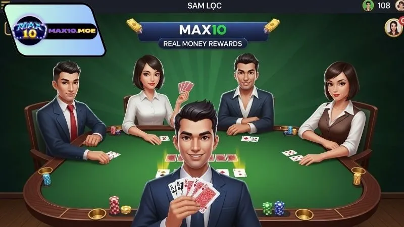 Top game bài trực tuyến có đổi thưởng uy tín Max10