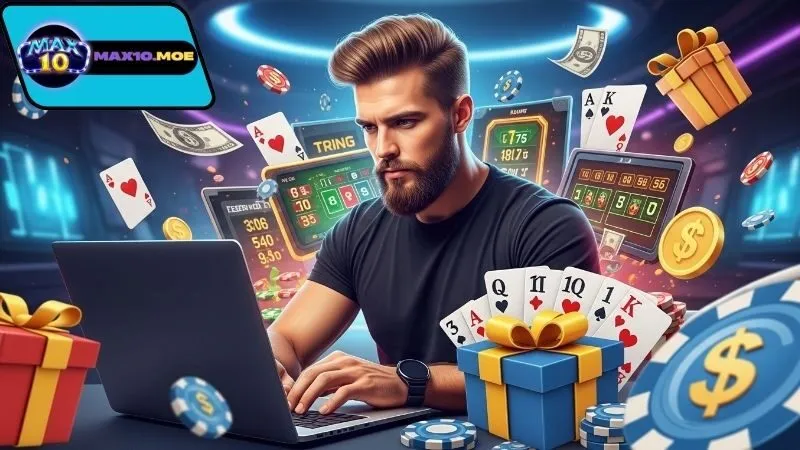 Cách nhận tặng thưởng Max10